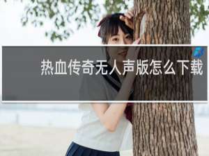 热血传奇无人声版怎么下载