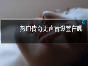热血传奇无声音设置在哪