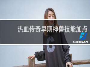 热血传奇早期神兽技能加点