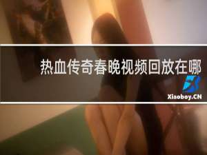 热血传奇春晚视频回放在哪