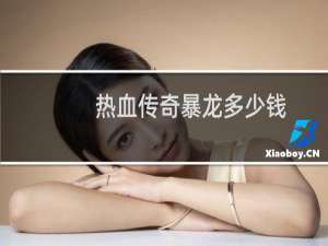 热血传奇暴龙多少钱