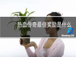 热血传奇最佳奖励是什么