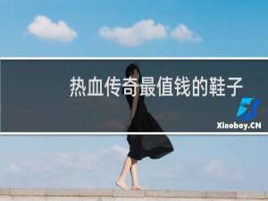 热血传奇最值钱的鞋子