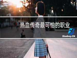 热血传奇最可怕的职业