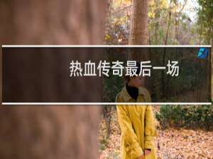 热血传奇最后一场