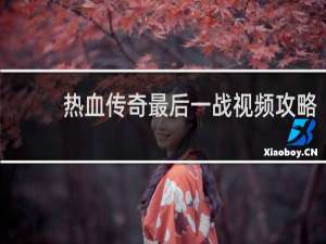 热血传奇最后一战视频攻略