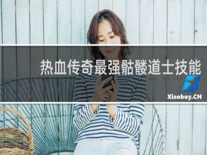 热血传奇最强骷髅道士技能