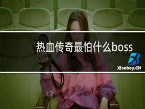 热血传奇最怕什么boss