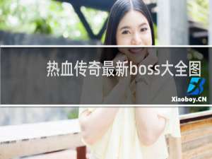 热血传奇最新boss大全图
