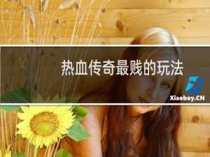 热血传奇最贱的玩法