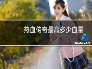 热血传奇最高多少血量