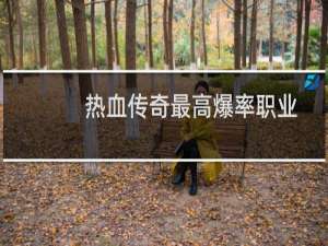 热血传奇最高爆率职业