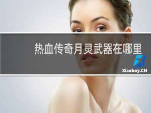热血传奇月灵武器在哪里
