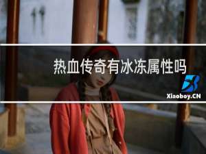 热血传奇有冰冻属性吗