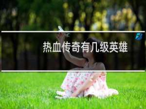 热血传奇有几级英雄