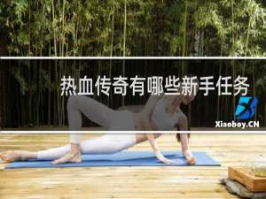 热血传奇有哪些新手任务