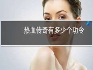 热血传奇有多少个功令