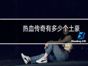 热血传奇有多少个土豪