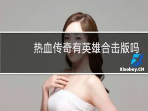 热血传奇有英雄合击版吗