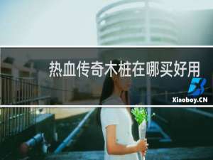 热血传奇木桩在哪买好用