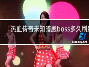 热血传奇未知暗殿boss多久刷新