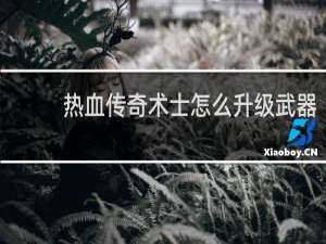 热血传奇术士怎么升级武器