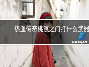 热血传奇桃源之门打什么武器