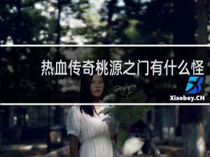 热血传奇桃源之门有什么怪