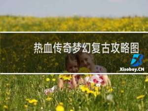热血传奇梦幻复古攻略图