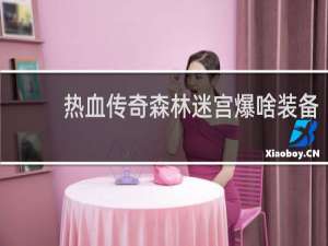 热血传奇森林迷宫爆啥装备