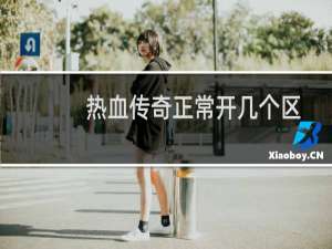 热血传奇正常开几个区