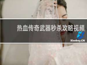 热血传奇武器秒杀攻略视频