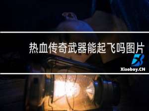 热血传奇武器能起飞吗图片