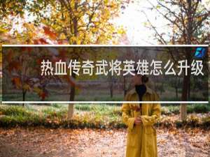 热血传奇武将英雄怎么升级