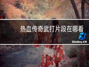 热血传奇武打片段在哪看