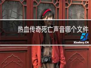 热血传奇死亡声音哪个文件