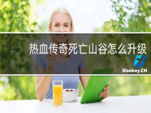 热血传奇死亡山谷怎么升级