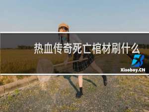 熱血傳奇死亡棺材刷什么