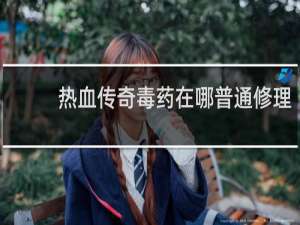 热血传奇毒药在哪普通修理