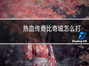 热血传奇比奇城怎么打