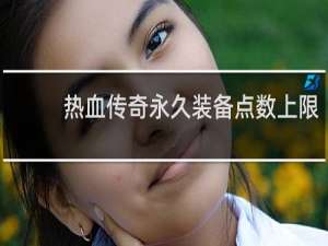 热血传奇永久装备点数上限