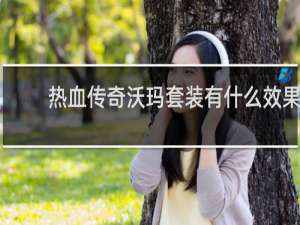 热血传奇沃玛套装有什么效果