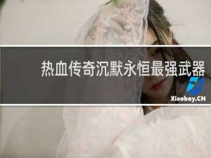 热血传奇沉默永恒最强武器