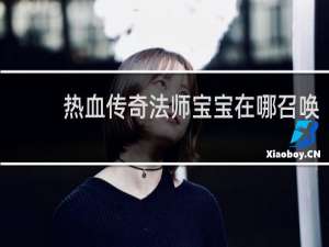 热血传奇法师宝宝在哪召唤