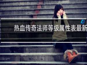 热血传奇法师等级属性表最新