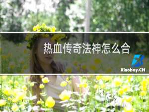 热血传奇法神怎么合