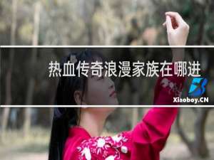 热血传奇浪漫家族在哪进