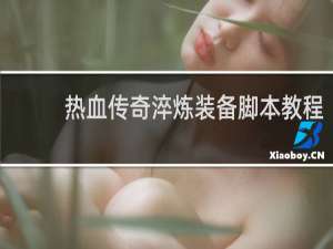 热血传奇淬炼装备脚本教程
