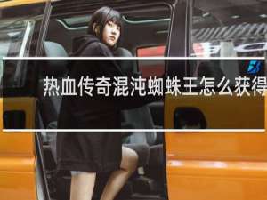 热血传奇混沌蜘蛛王怎么获得