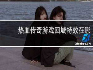 热血传奇游戏回城特效在哪